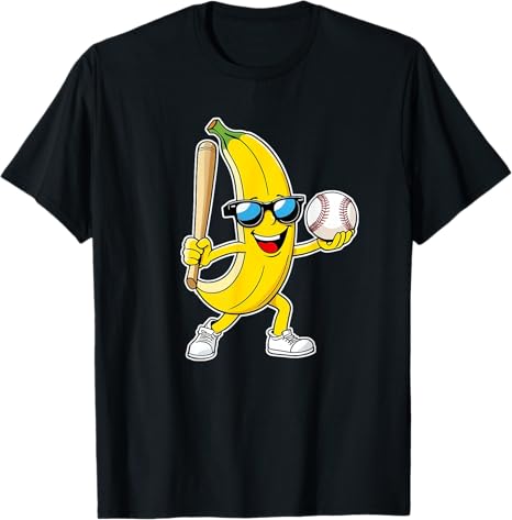 Fruit Theme Unisex T-Shirt - Banana